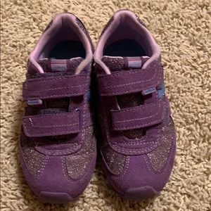 Girls purple sparkle shoes